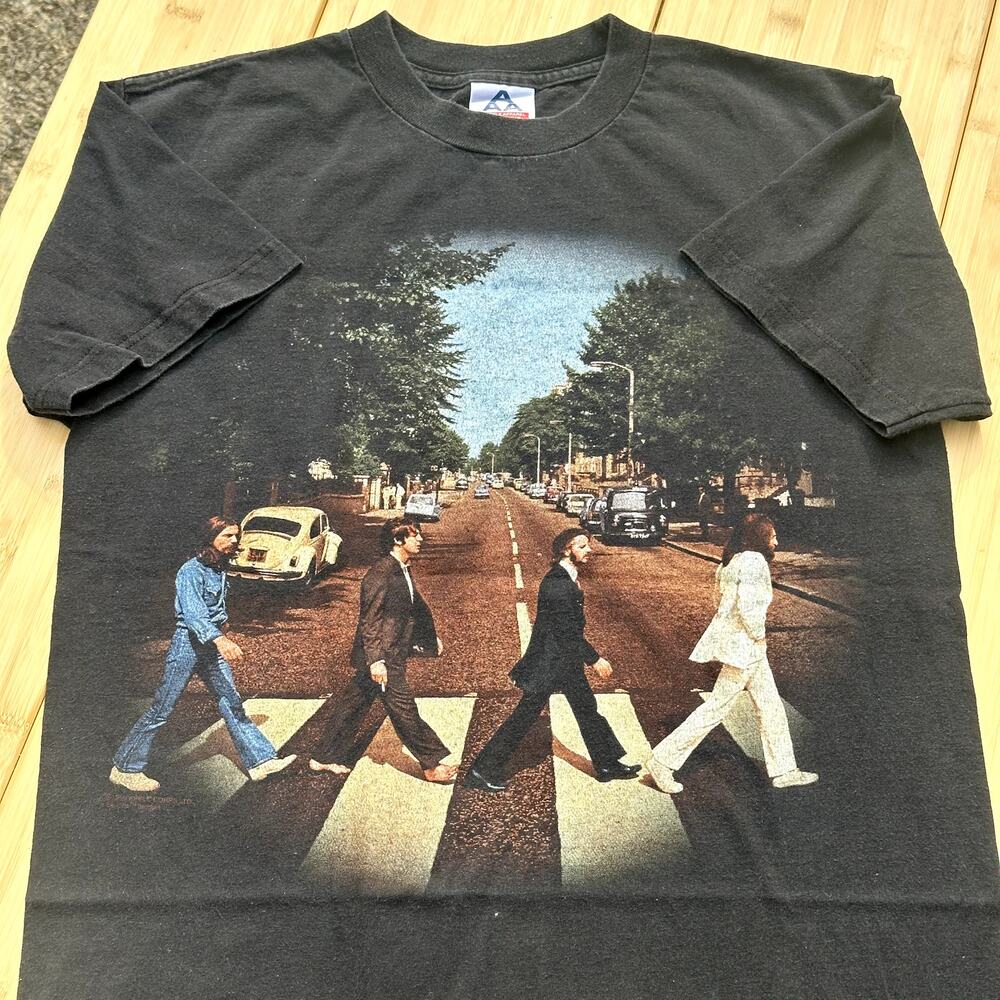 Vintage The Beatles Abbey Road Shirt Size Medium 90s Band Shirt Alstyle